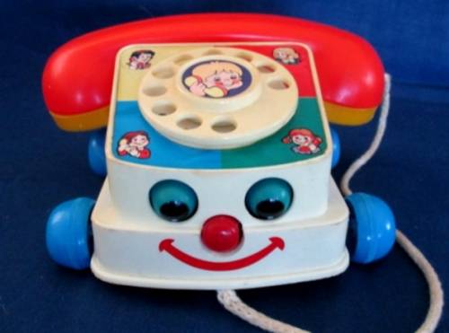 THE CUTEST VINTAGE JUMBOS CHATTER PHONE IN GREAT CONDITION