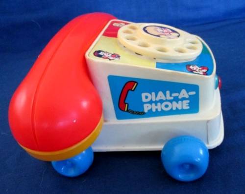 THE CUTEST VINTAGE JUMBOS CHATTER PHONE IN GREAT CONDITION