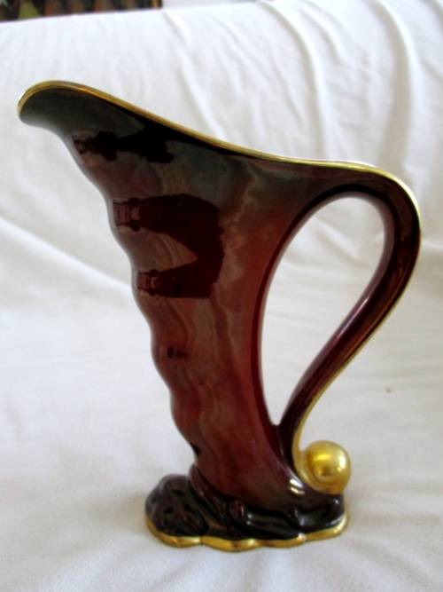 STUNNING CROWN DEVON ROUGE ROYALE LUSTRE VASE