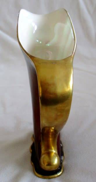 STUNNING CROWN DEVON ROUGE ROYALE LUSTRE VASE