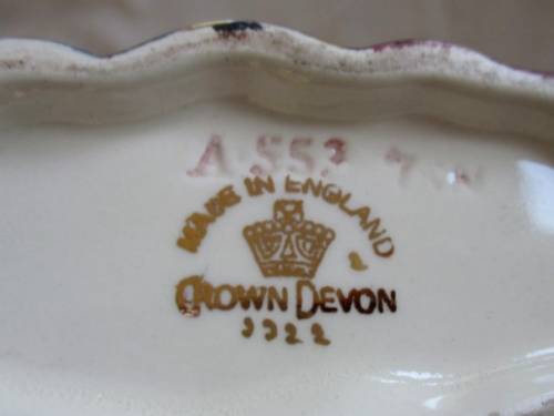 STUNNING CROWN DEVON ROUGE ROYALE LUSTRE VASE