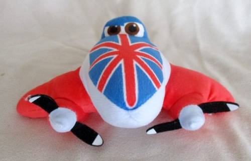 SOFT PLUSH NICOTOY DISNEY PLANE FROM DISNEY MOVIE 'PLANES' - BULLDOG