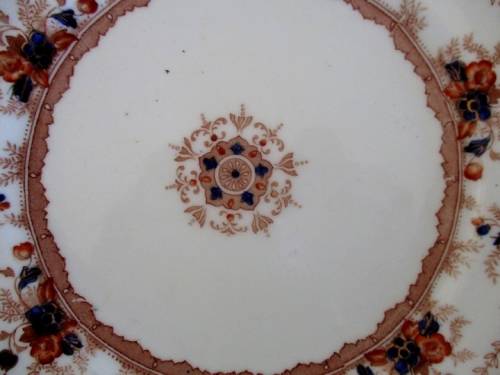 ANTIQUE PLATE - DUNN BENNETT& CO ROYAL VICTORIA POTTERY BURSLEM - CIRCA 1907 - 1937