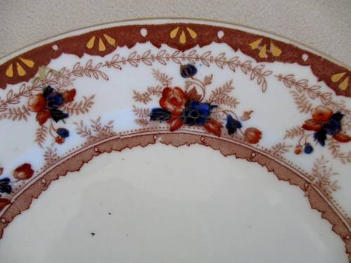 ANTIQUE PLATE - DUNN BENNETT& CO ROYAL VICTORIA POTTERY BURSLEM - CIRCA 1907 - 1937