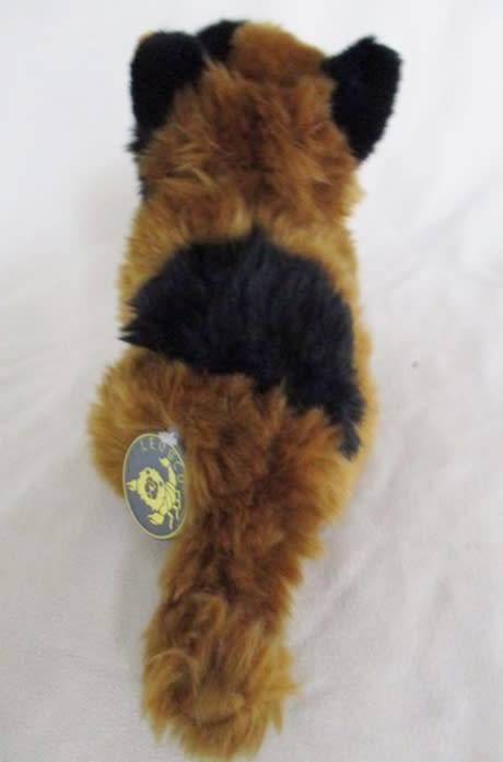A CUTE FLUFFY LEOSCO KITTY CAT IN GREAT CONDITION WITH ORIGINAL MEDALLION AND LABEL