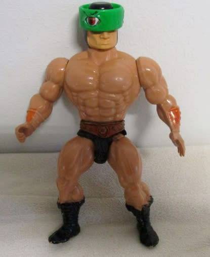 RARE! MADE IN FRANCE - VINTAGE MATTEL 1981 HE-MAN MASTERS OF THE UNIVERSE  TRICLOPS ACTION FIGURE
