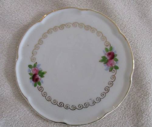 THE PRETTIEST, DELICATE PORCELAIN TEA SET TO DISPLAY WITH YOUR COLLECTABLE BEARS AND DOLLS!