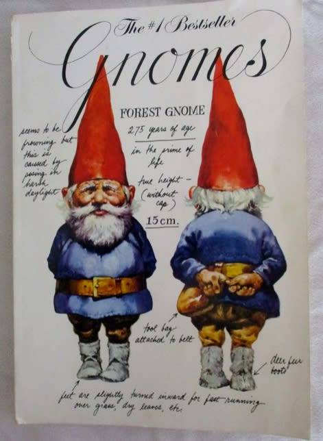 1979 - GNOMES - A LARGE ENCHANTING BOOK BY WIL HUGENS AND RIEN POORTVLIET - FIRST ENGLISH EDITION