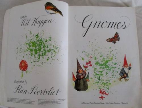 1979 - GNOMES - A LARGE ENCHANTING BOOK BY WIL HUGENS AND RIEN POORTVLIET - FIRST ENGLISH EDITION