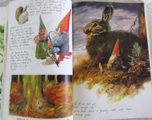 1979 - GNOMES - A LARGE ENCHANTING BOOK BY WIL HUGENS AND RIEN POORTVLIET - FIRST ENGLISH EDITION