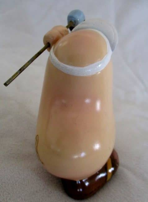 VINTAGE 1981 ENESCO HUMAN BEAN - GOLFER IN EXCELLENT CONDITION!!