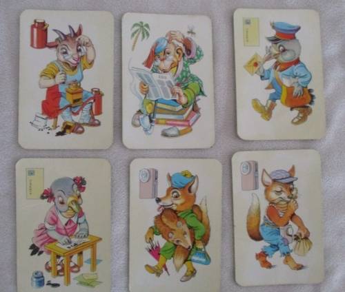 A COMPLETE SET OF VINTAGE 1970 ZWARTE PIET PLAYING CARDS IN BOX (DUTCH VERSION OF OLD MAID)