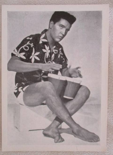 TWO VINTAGE 1950's POSTCARDS OF ELVIS