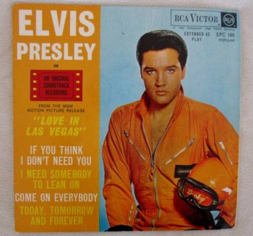 ELVIS SEVEN SINGLE - LOVE IN LAS VEGAS