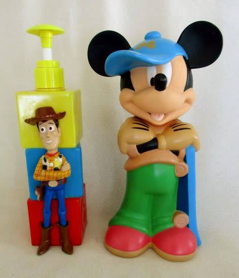 TWO NICE-SIZED PLASTIC COLLECTABLES TO DISPLAY!