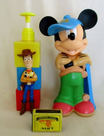TWO NICE-SIZED PLASTIC COLLECTABLES TO DISPLAY!