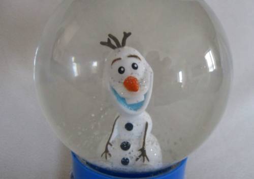 LARGE SNOW GLOBE - OLAF FROM DISNEY'S FROZEN