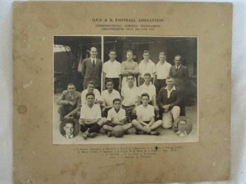 FOR DAMIENCOLL ONLY - 1942 - A VINTAGE PHOTOGRAPH OF THE O.F.S & B. FOOTBALL ASSOCIATION