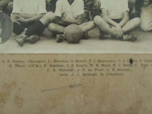 FOR DAMIENCOLL ONLY - 1942 - A VINTAGE PHOTOGRAPH OF THE O.F.S & B. FOOTBALL ASSOCIATION