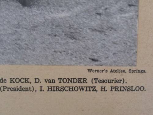 FOR DAMIENCOLL ONLY - 1948 - A VINTAGE  PHOTOGRAPH OF THE BETHAL RUGBY CLUB FIRST RUGBY TEAM