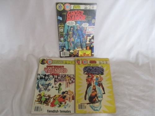 THREE SCARY CHARLTON COMICS FROM 1978 AND 1979