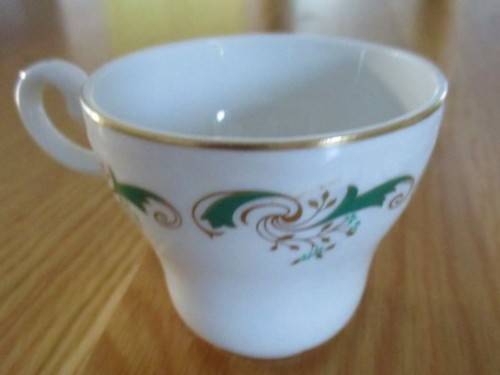 VINTAGE AND HISTORICAL - FORMER HOMELAND VENDA CUP AND SAUCER DEPICTING VENDA COAT OF ARMS