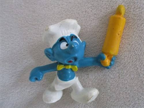 VINTAGE PEYO BULLY SMURF - HEAD COOK