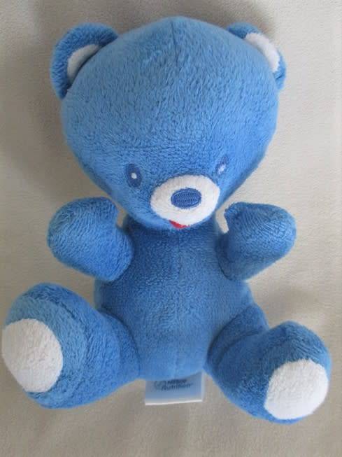 TWO SWEET, SOFT, CLEAN BLUE BEARS FOR A BABY BOY