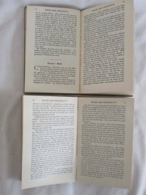 1908 - PRIDE & PREJUDICE BY JANE AUSTEN - VOL.I AND II