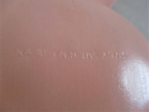 A LOVELY VINTAGE 1950's/60's DOLL - 48CM TALL WITH SIDEWARD GLANCING EYES  - MADE IN HONG KONG