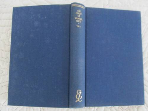 1953 HARD COVERS PLUS DUST COVERS - COMPLETE SET OF THREE VOLUMES OF THE DIARY OF SAMUEL PEPYS
