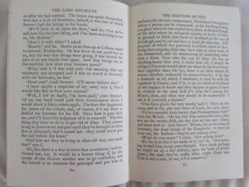1949 HARD COVER - CATRIONA BY ROBERT LOUIS STEVENSON (A SEQUEL TO KIDNAPPED)