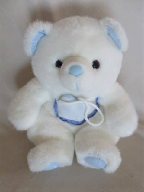 SOFT AND WHITE AND CLEAN AND FLUFFY - A GROUP OF SIX CUTE TOYS FOR BABY
