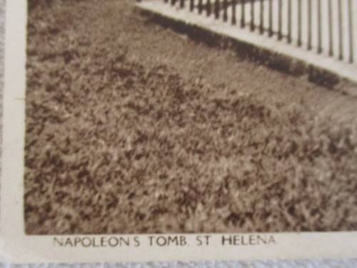 VINTAGE POSTCARD OF NAPOLEON'S TOMB, ST HELENA
