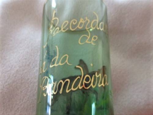 SET OF 4 VINTAGE SPANISH LONG SHOT GLASSES DEPICTING DIFFERENT HUNTING SCENES  FROM SA DA BANDEIRA