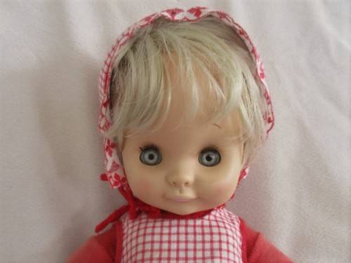 EXTREMELY RARE VINTAGE RATTI, ITALY BABY DOLL WITH POSEABLE FOAM BODY AND THE CUTEST FACE