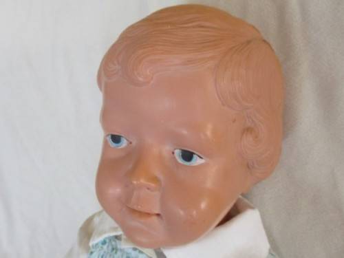 RARE - LARGE 54CM TALL ANTIQUE 1930's PALITOY CELLULOID DOLL - MODEL 55