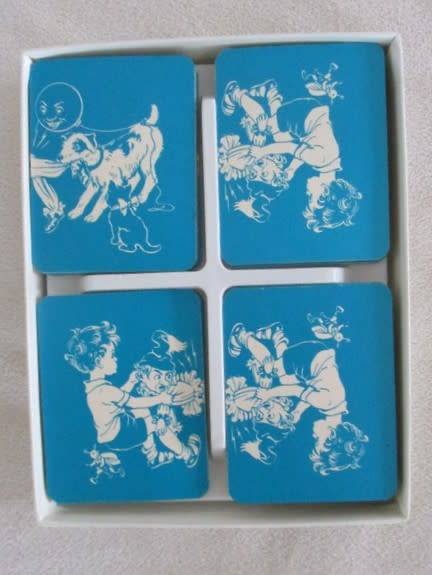 VINTAGE 1960's PIATNIK, VIENNA TOPS & TAILS CARD GAME IN ORIGINAL BOX - COMPLETE