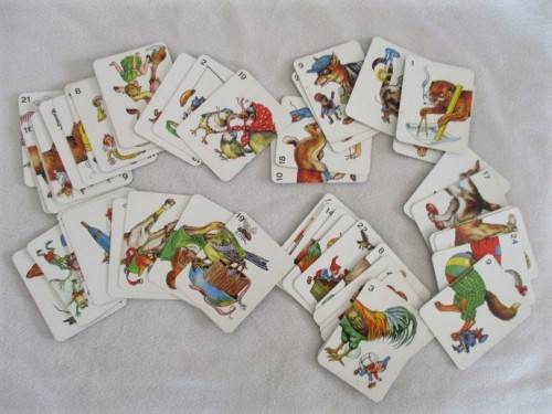 VINTAGE 1960's PIATNIK, VIENNA TOPS & TAILS CARD GAME IN ORIGINAL BOX - COMPLETE