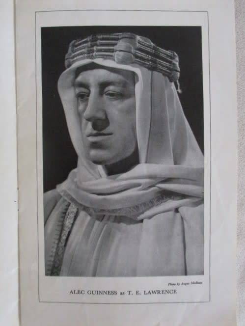 1960 FIRST PERFORMANCE PROGRAMME OF `ROSS` WITH THE INDOMITABLE ALEC GUINNESS