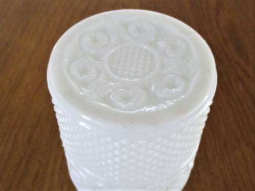 LARGE MILK GLASS DRINKING GLASS