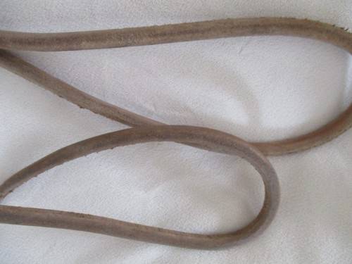 VINTAGE GENUINE LEATHER AND WOOD SHEEP FARMER'S  WHIP