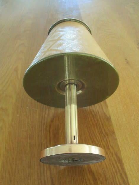 NOT A LAMP! A DELICIOUSLY RETRO MID CENTURY NOVELTY POP UP CIGARETTE DISPENSER - HAVE A PEEK!