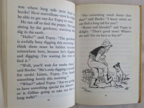 FOR BONJOURPARIS40 ONLY - 1990 HARD COVER - COLLECTABLE ENID BLYTON BOOK - BIMBO AND TOPSY