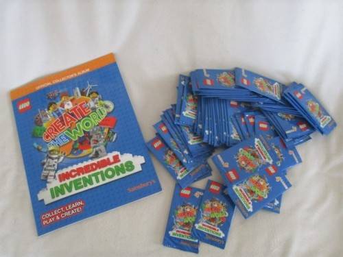 LEGO CREATE THE WORLD OFFICIAL COLLECTORS ALBUM PLUS 240 TRADING CARDS