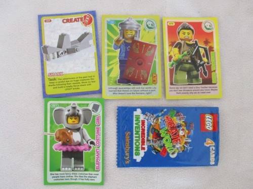 LEGO CREATE THE WORLD OFFICIAL COLLECTORS ALBUM PLUS 240 TRADING CARDS