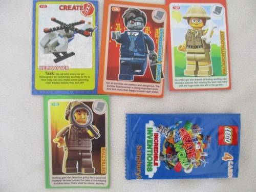 LEGO CREATE THE WORLD OFFICIAL COLLECTORS ALBUM PLUS 240 TRADING CARDS