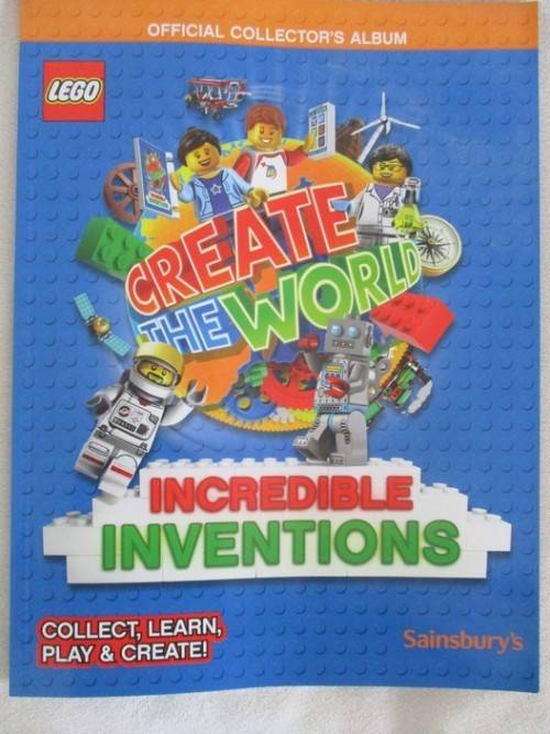 LEGO CREATE THE WORLD OFFICIAL COLLECTORS ALBUM PLUS 240 TRADING CARDS