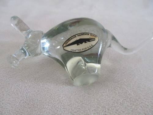 NGWENYA GLASS ANTEATER/AARDVARK -GREAT CONDITION - JUST DIFFICULT TO PHOTOGRAPH