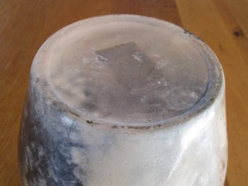 THERE IS SOMETHING SO NOT AVERAGE ABOUT THIS LARGE, HEAVY, BEAUTIFULLY GLAZED VASE